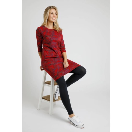Starshine Dress- Rich Red