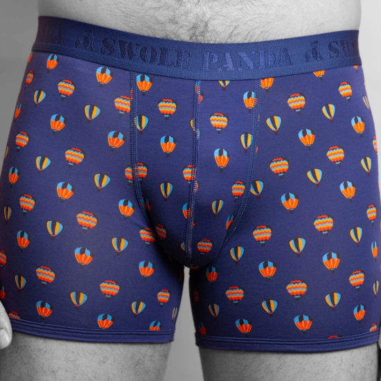 Swole Panda Bamboo Trunks Hot Air Ballons