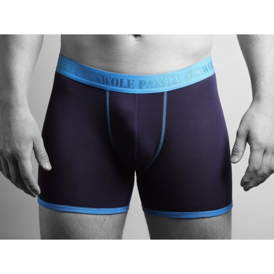 Swole Panda Bamboo Trunks Navy/Blue