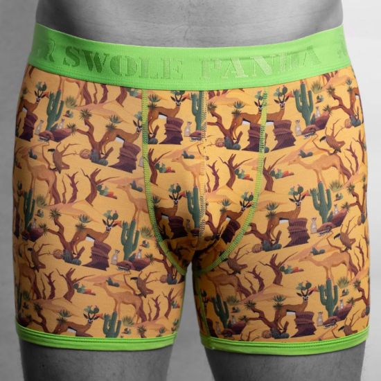 Swole Panda Bamboo Trunks Savannah