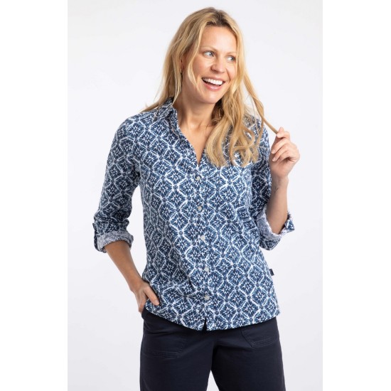 Syona Printed Shirt -Twilight