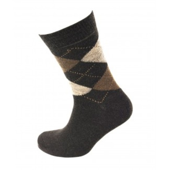 Viyella Socks Argyle Brown