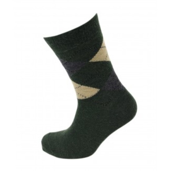 Viyella Socks Argyle Green