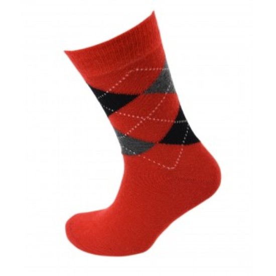 Viyella Socks Argyle Poppy
