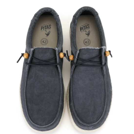 Walk in Pitas Wallabi Washed Shoe- Periscope