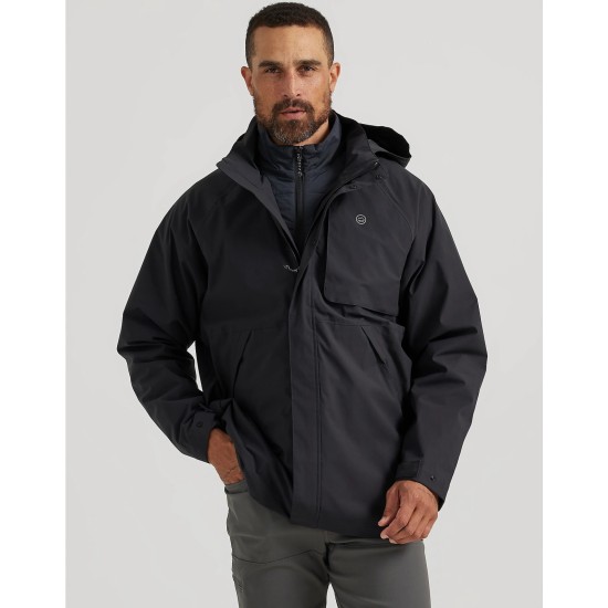 Wrangler Waterproof Puffer Jacket Black