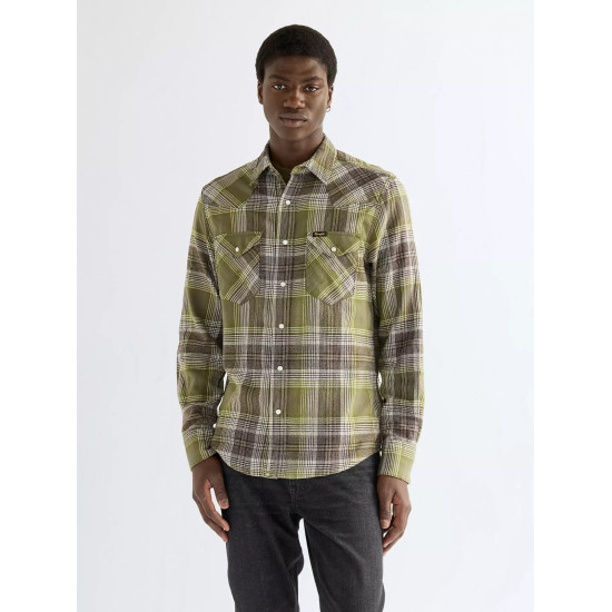 Western L/s Shirt Pesto
