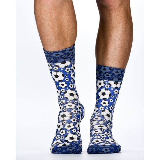 Wigglesteps Socks Football Blue