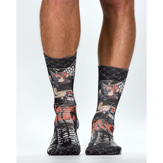 Wigglesteps Socks Pug Ride