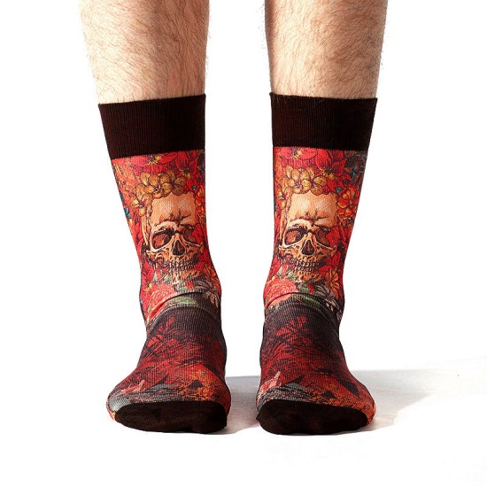 Wigglesteps Socks Skull n Roses