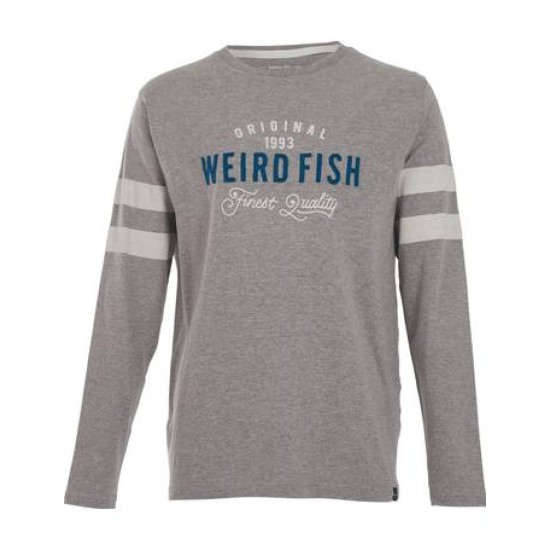 Willand Apllique L/S Tee Grey Marl