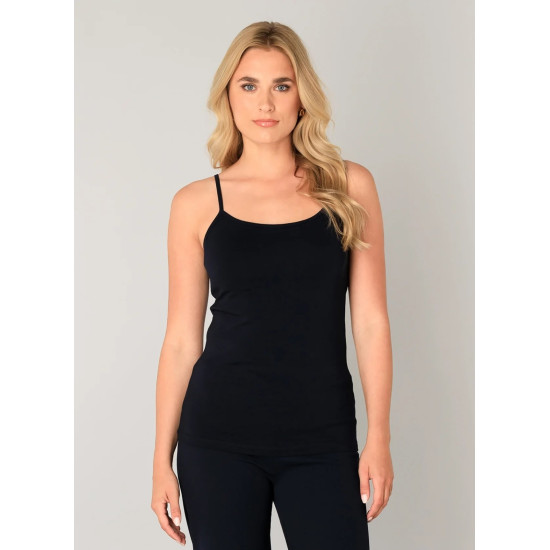 Yoshji Vest Top -Dk Blue