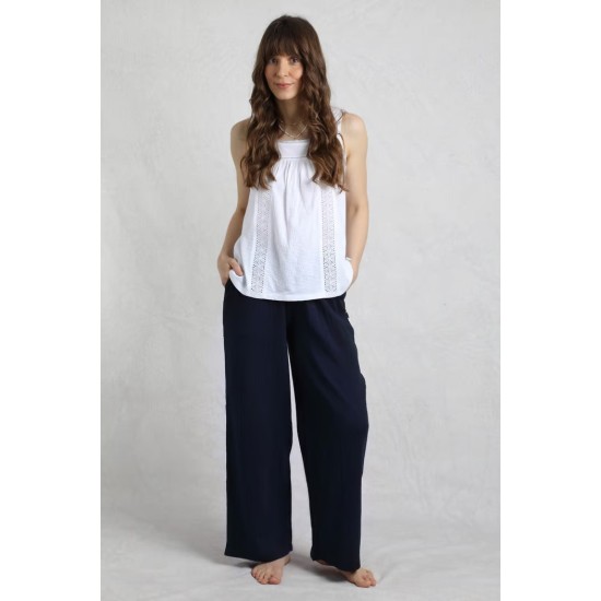 Zelaya Organic Cotton Trousers - Navy