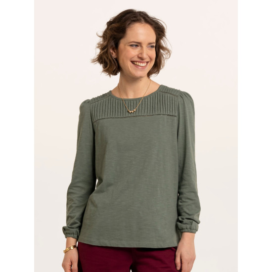 Zofia Ladder Trim L/S T Shirt